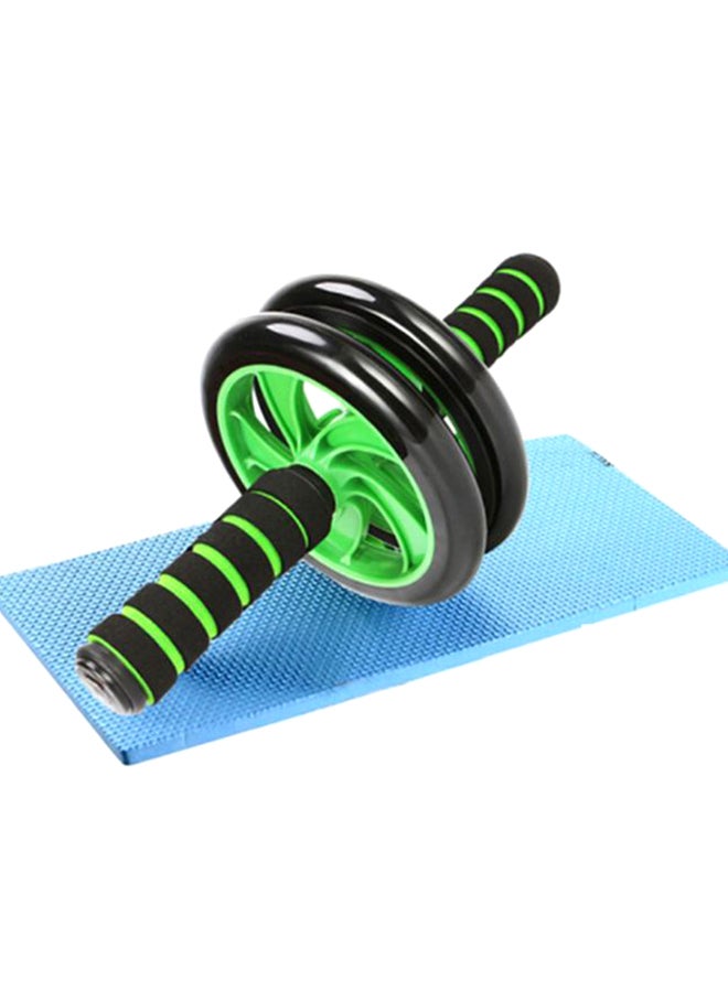 Dual Wheel Abdominal Roller With Mat 1kg