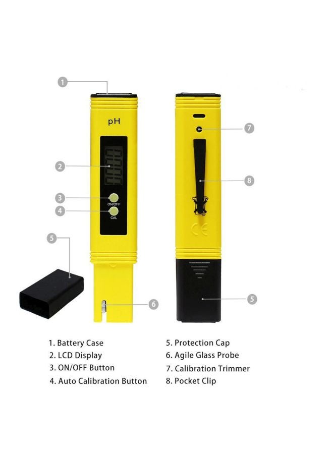 PH Meter Pen Yellow/Black - Image 4