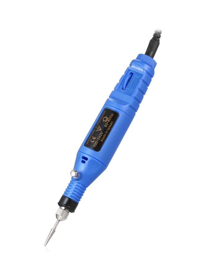 Generic 14-Piece Mini Electric Engraver Blue/Black  - Image 1