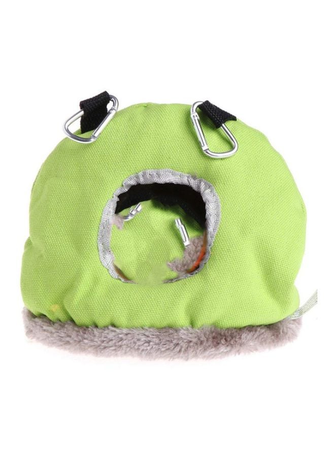 عش قابل للتعليق أخضر / رمادي / أسود L