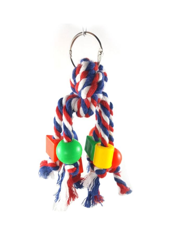 HENGZI Cotton Rope Bite Toy Multicolour 8x22cm - Image 1
