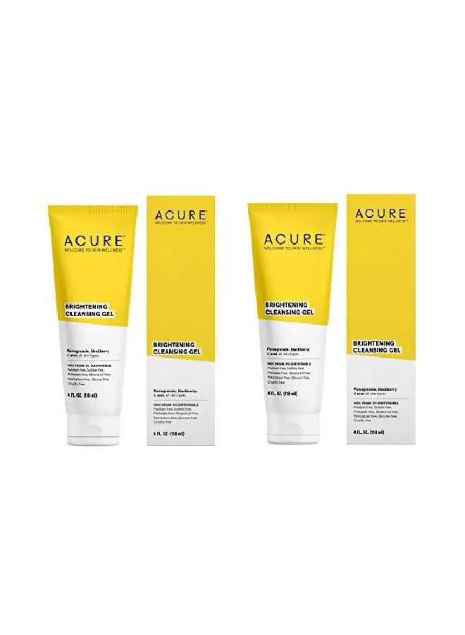 أكيور طقم جل لتفتيح وتنظيف البشرة مكون من قطعتين 4fluid_ounce