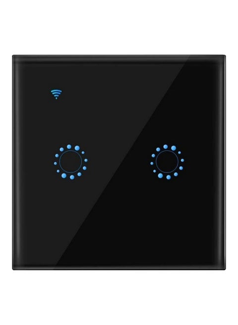 Wireless Wi-Fi Switch Black 8.6x8.6x3.2cm