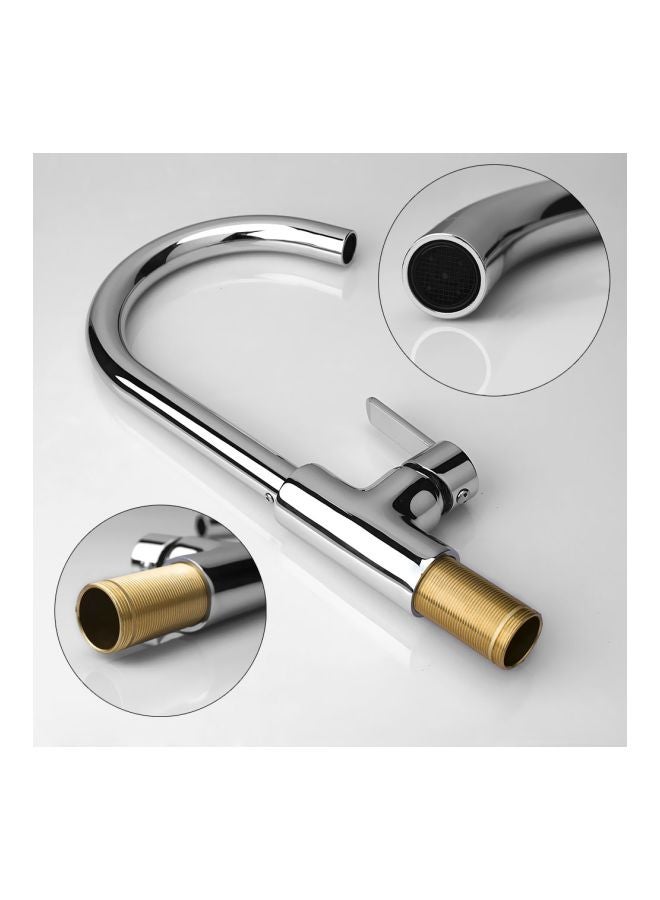 ANSELF Modern Style Single Handle Faucet Silver 38x24.5x7.5cm - Image 5