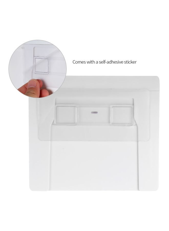 ecoco Roll Paper Tissue Box Case White/Black 14.5 × 13.4 × 14.3cm - Image 5