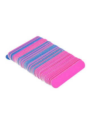 50-Piece Sanding Nail Files Double Sided Hard Dead Skin Remover Tool Multicolour - v1563347724/N26416910A_1