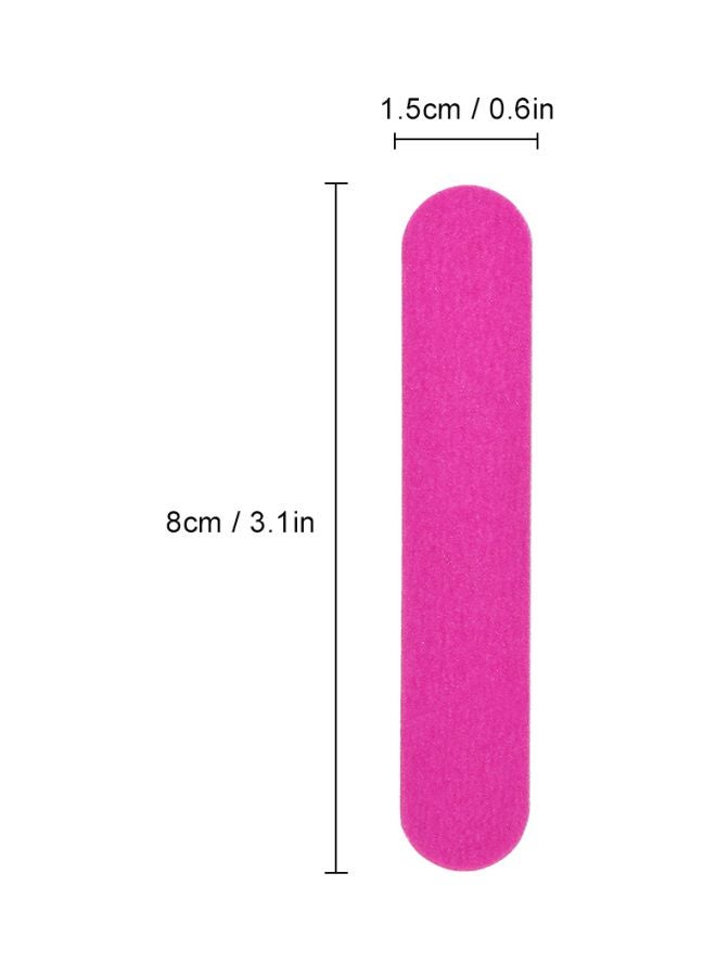 50-Piece Sanding Nail Files Double Sided Hard Dead Skin Remover Tool Multicolour