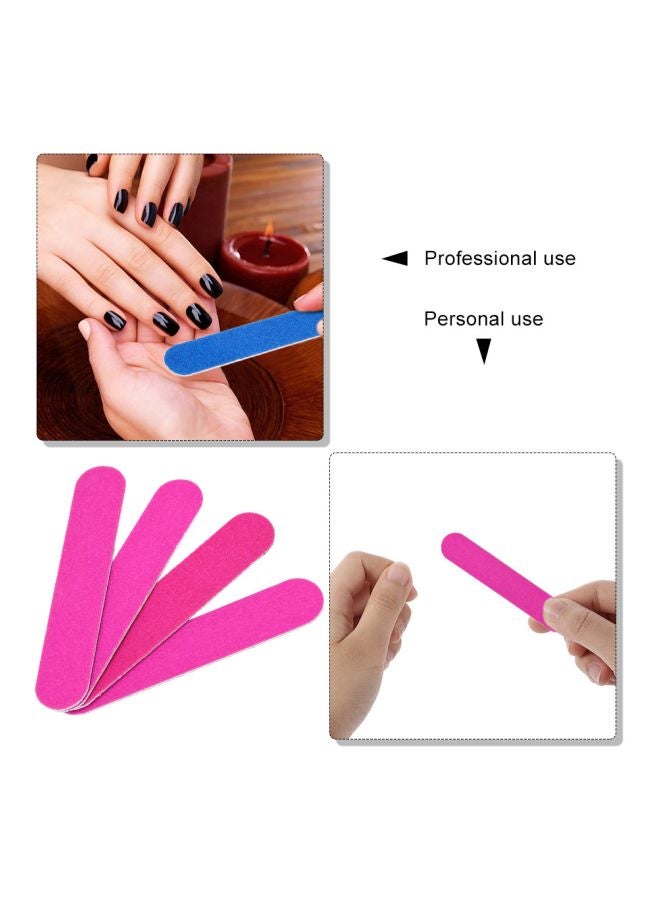 50-Piece Sanding Nail Files Double Sided Hard Dead Skin Remover Tool Multicolour