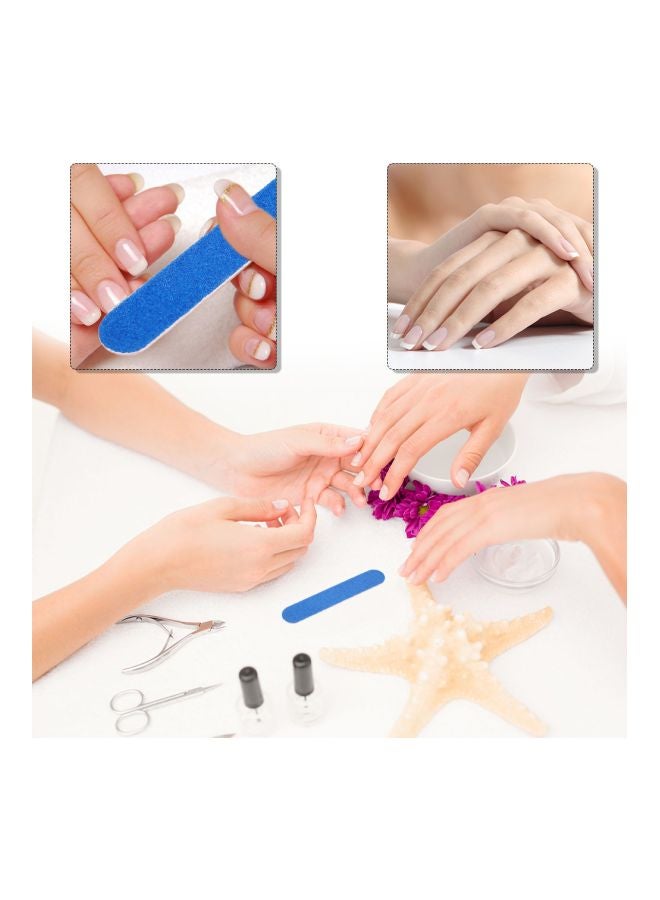 50-Piece Sanding Nail Files Double Sided Hard Dead Skin Remover Tool Multicolour