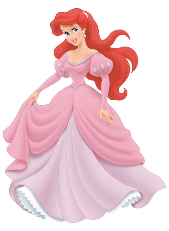 Disney Princess Ariel Peel & Stick With Gems Giant Wall Sticker - v1563350698/N23321633A_2