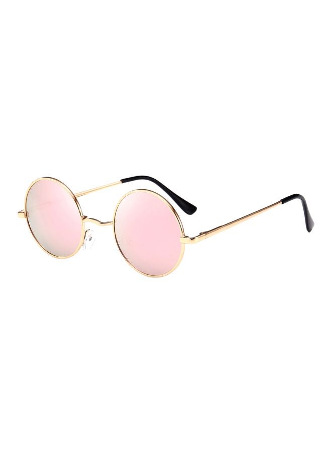 Mirrored Round Frame Sunglasses - Image 2