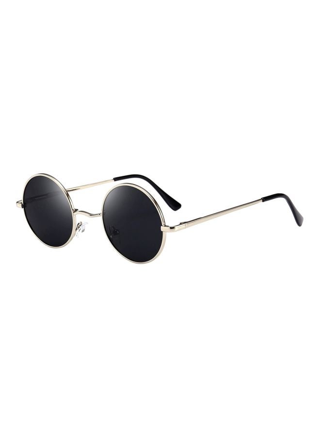 Mirrored Round Frame Sunglasses - Image 2