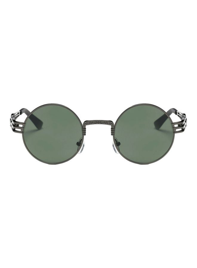 Women's Mirrored Round Sunglasses - Image 1