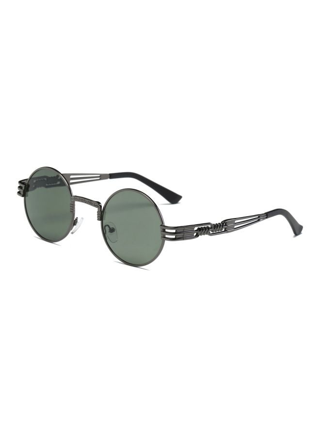 Women's Mirrored Round Sunglasses - Image 2
