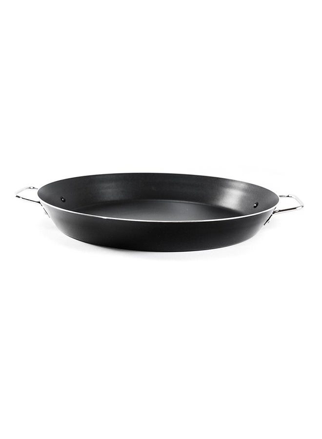 AL RIMAYA - Non Stick Fry Pan With Lid Black/Silver 42cm - Image 1