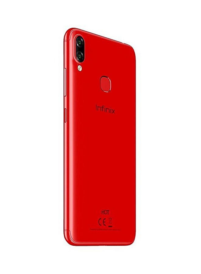 هاتف X623 هوت 6X HD ثنائي الشريحة لون أحمر بوردو بذاكرة داخلية سعة 32 جيجابايت وذاكرة رام سعة 3 جيجابايت ويدعم تقنية 4G LTE