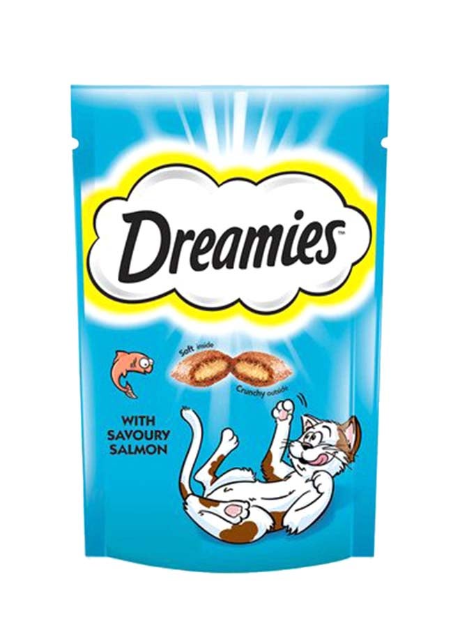 Dreamies - Savoury Salmon Cat Treats Multicolour 60grams - Image 1
