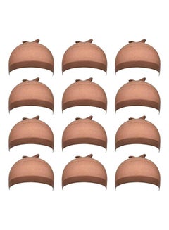 eBoot 12-Piece Wig Cap Beige 