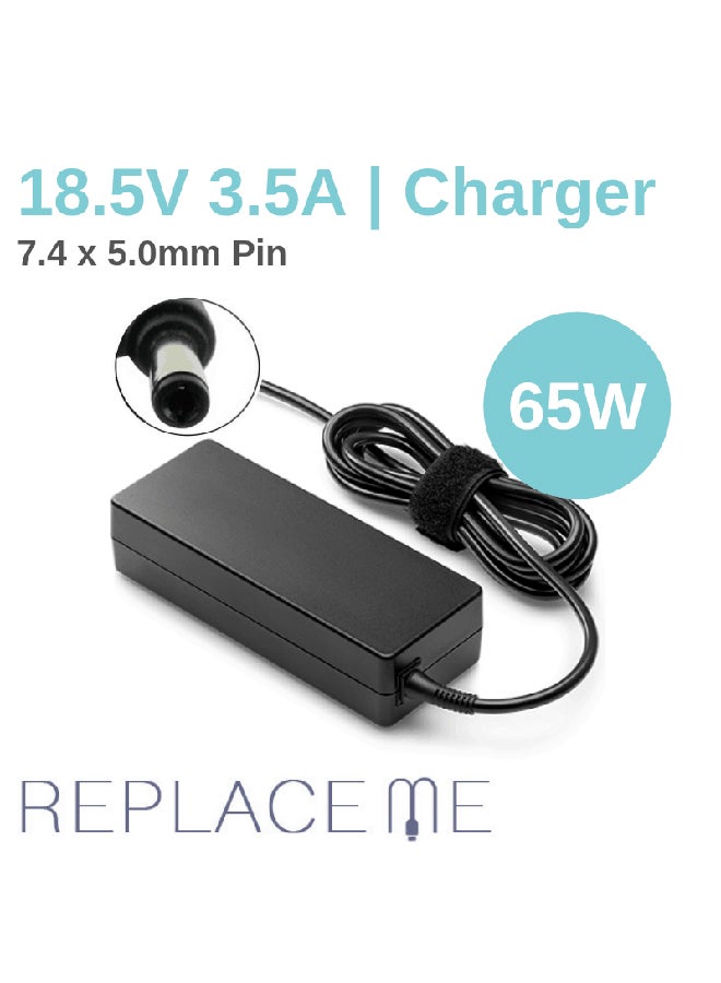 Eworld Laptop Charger  For HP Business Notebook 6730S Black  - Image 1