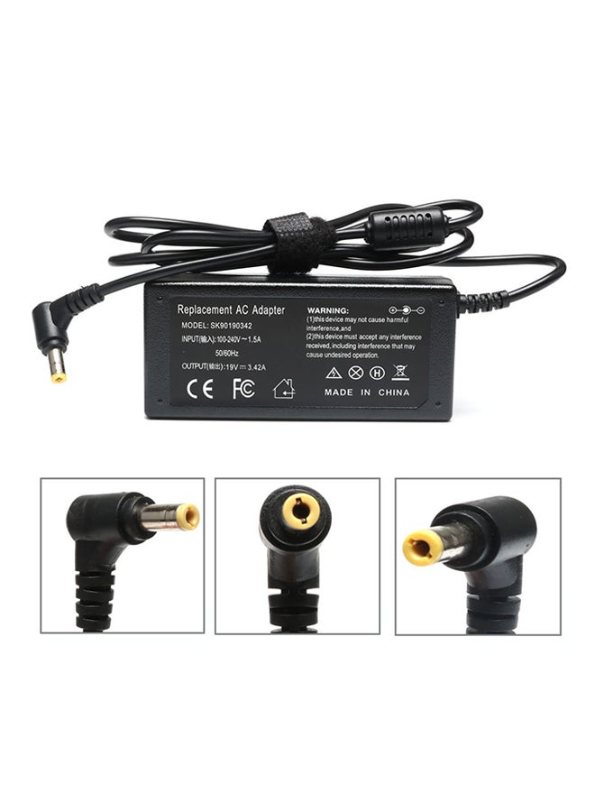 Eworld Laptop Charger  For HP Business Notebook 6730S Black  - Image 2