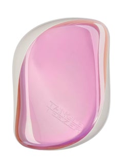 TANGLE TEEZER Compact Styler Halo Hero Detangler Hairbrush Pink/Peach/White 