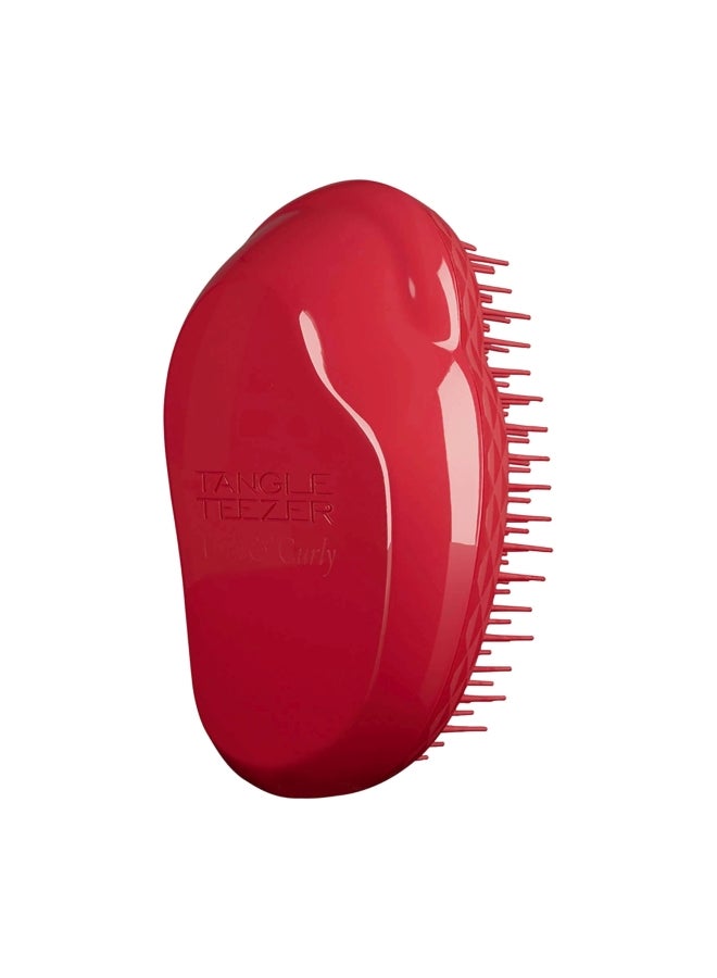 TANGLE TEEZER - Thick And Curly Hairbrush Salsa Red - Image 1