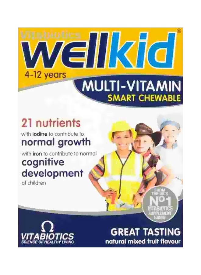 Vitabiotics - Wellkid Multi-Vitamin Smart Chewable - 30 Tablets - Image 1