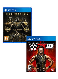 Injustice 2 Legendary Edition + WWE 2K18 - fighting - playstation_4_ps4