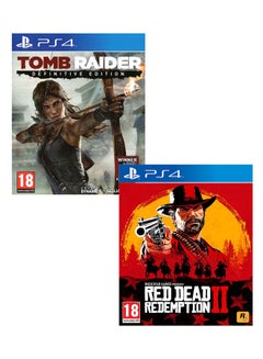 Tomb Raider: Definitive Edition + Red Dead Redemption 2 - adventure - playstation_4_ps4