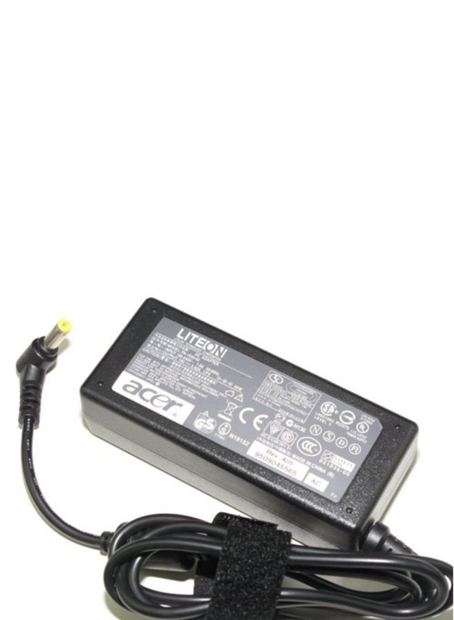 Eworld - Laptop Charger With Power Cord For ACER Travelmate 3260 Black - Image 1