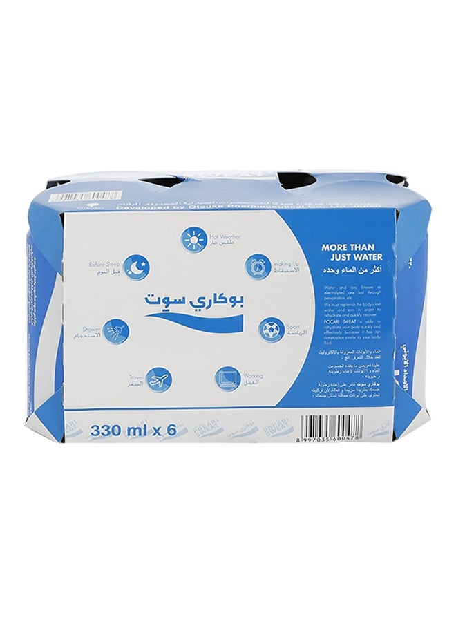Pocari Sweat Ion Supply Drink 330ml Pack of 6