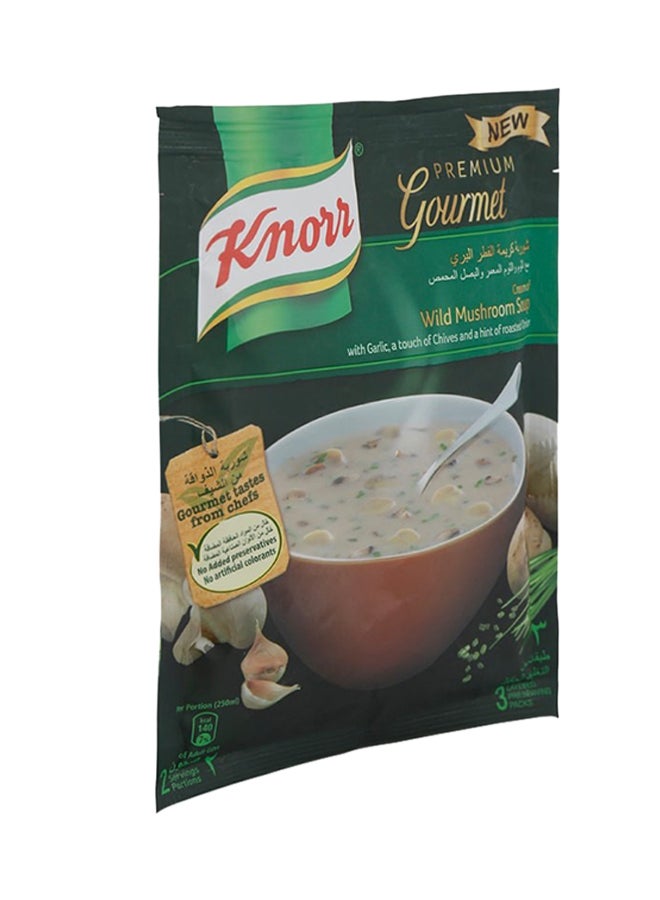 كنور - عبوة شوربة كريمة الفطر البري من إعداد الخبراء مصنوعة من مكونات طبيعية من دون ألوان صناعية أو مواد حافظة 54جرام - Image 1