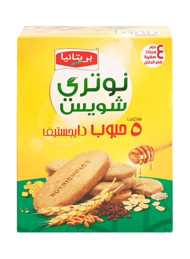 Britannia - Nutri Choice 5 Grain Biscuits 4 Pieces 200grams - Image 1