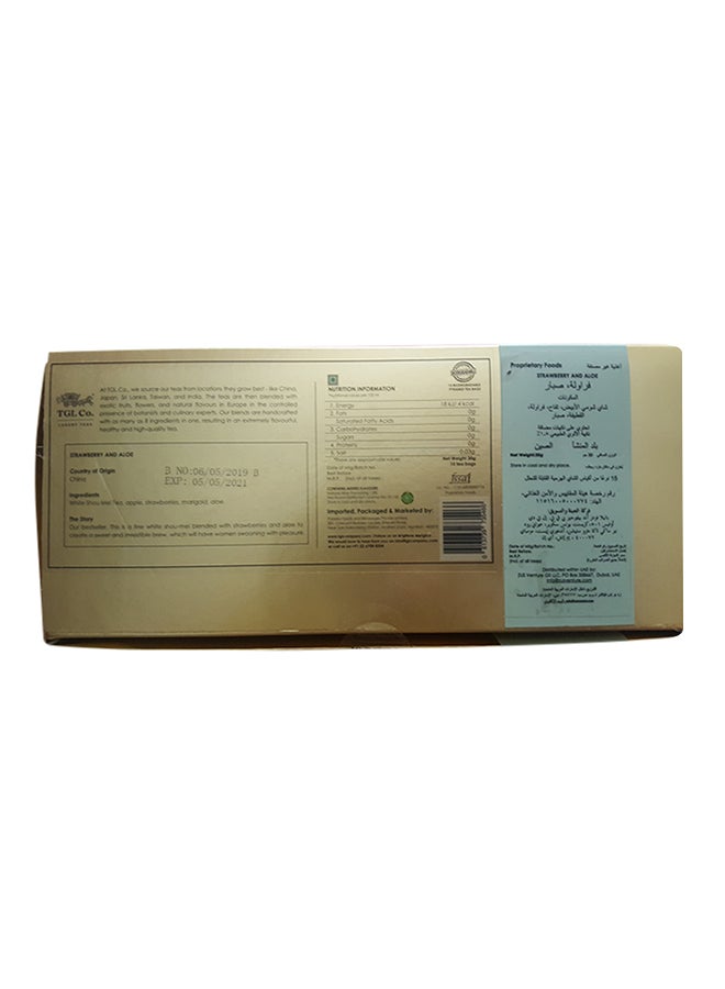 The Good Life Company (TGL Co.) Strawberry And Aloe Tea 30grams - Image 2