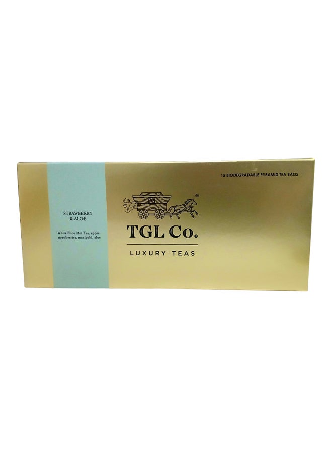 The Good Life Company (TGL Co.) Strawberry And Aloe Tea 30grams - Image 1