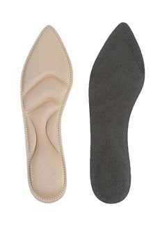 Feet Massage Breathable Shoe Insoles Beige