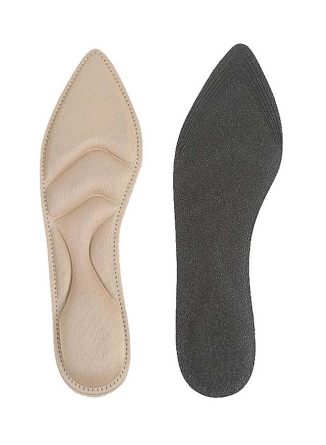 Bluelans - Feet Massage Breathable Shoe Insoles Beige - Image 1