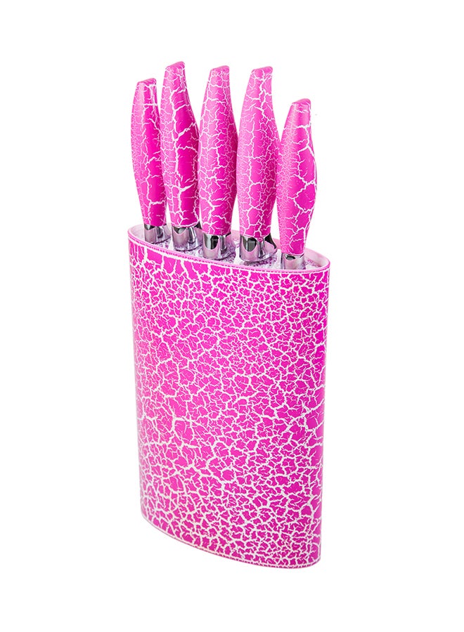 Prima Germany Zepter - 6-Piece Knife Set with Housing Pink 0.5kg - Image 1