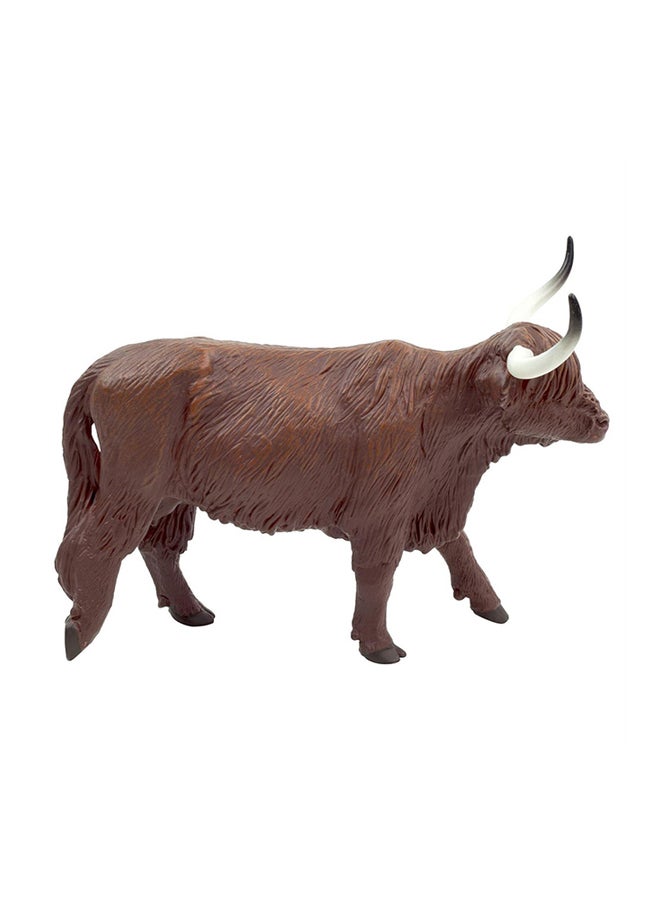 MOJO Highland Cow Animal Figure - Image 2