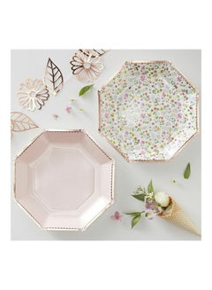 MOJO 2-Piece Part Floral Paper Plates Set  - Image 2