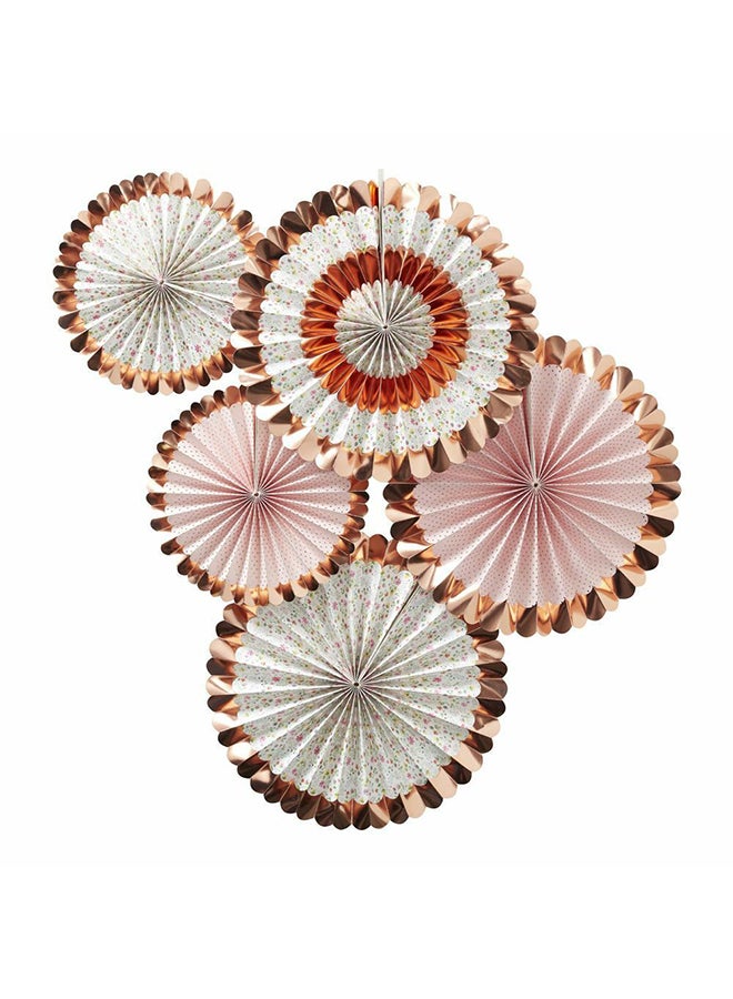 MOJO 5-Piece Floral Fan Set - Image 1