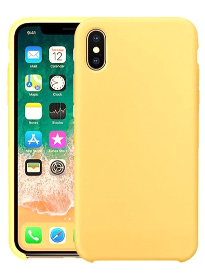 Protective Case Cover For Apple iPhone X Yellow