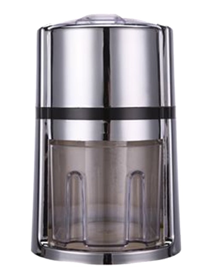 Portable Hand Crank Ice Crusher Silver/Black