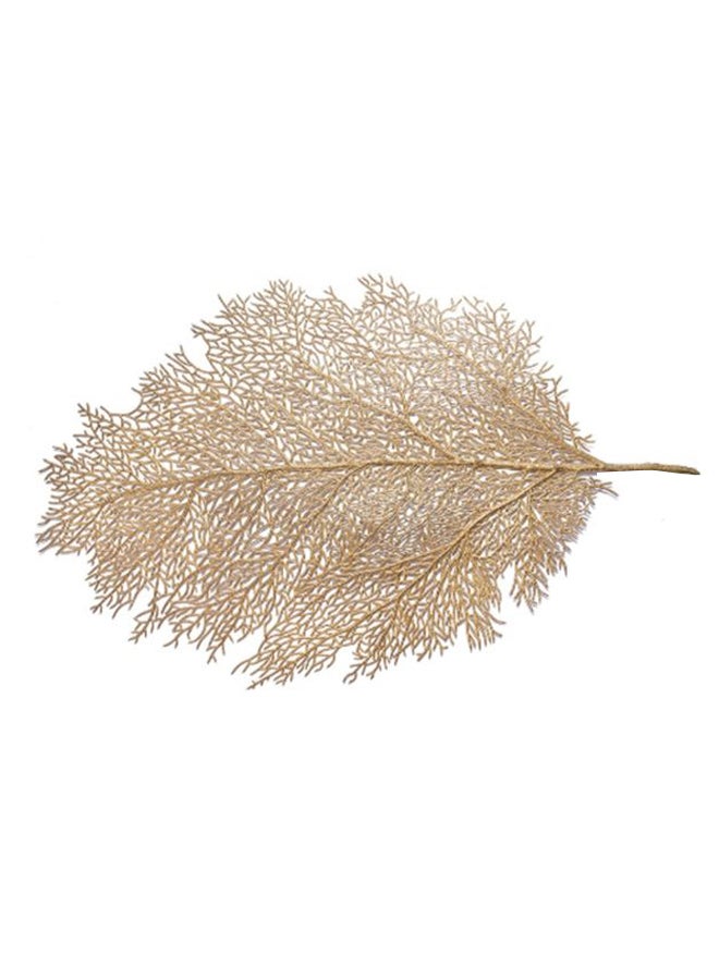 Coral Branch Table Mat Gold