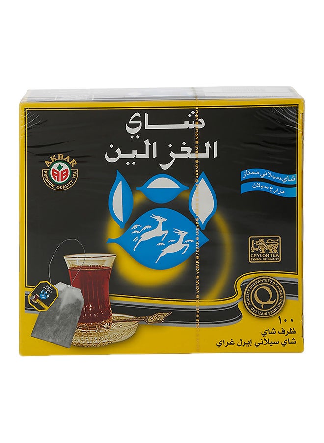 الغزالين عبوة شاي سيلاني إيرل جراي ممتاز، 100 كيس  - Image 2