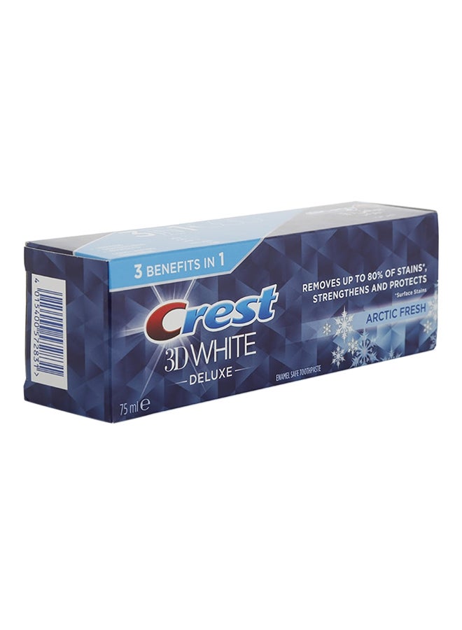 Crest 3D White, Whitening Toothpaste Arctic Fresh White 75ml  - Image 3
