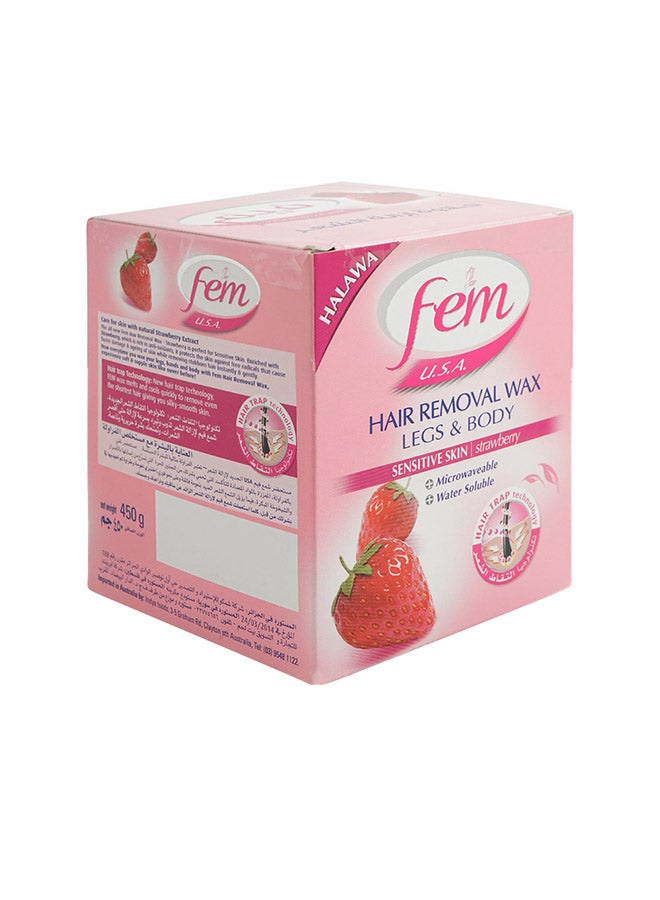 fem - Fem Sensitive Skin Hair Removal Wax 450grams - Image 1