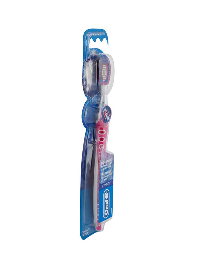 Oral-B 3D White Luxe Pro-Flex Manual Toothbrush 38 Medium Multicolour  - Image 3