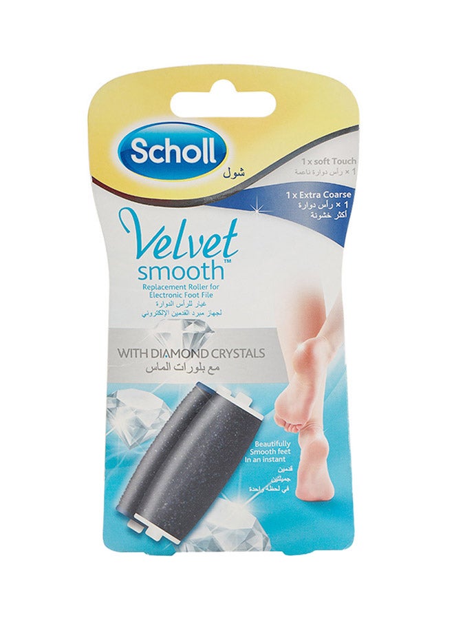 Scholl Velvet Smooth Replacement Roller For Electronic Foot File - Image 1