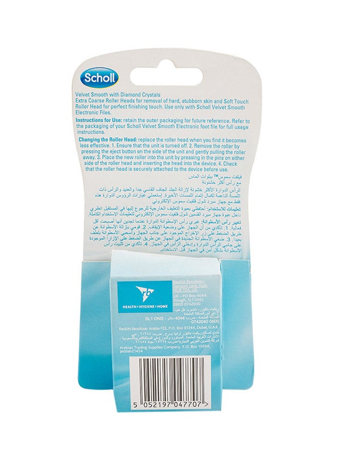 Scholl Velvet Smooth Replacement Roller For Electronic Foot File - Image 2
